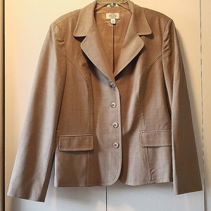 Talbots 95% wool, stretch Italian fabric blazer
